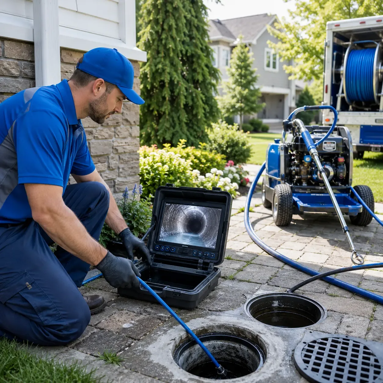 Outdoor drain cleaning professionals serving Powhattan, KS